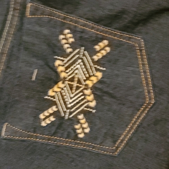 𝅺JW Blue Denim Capris Size 14 NWT - Picture 3 of 6